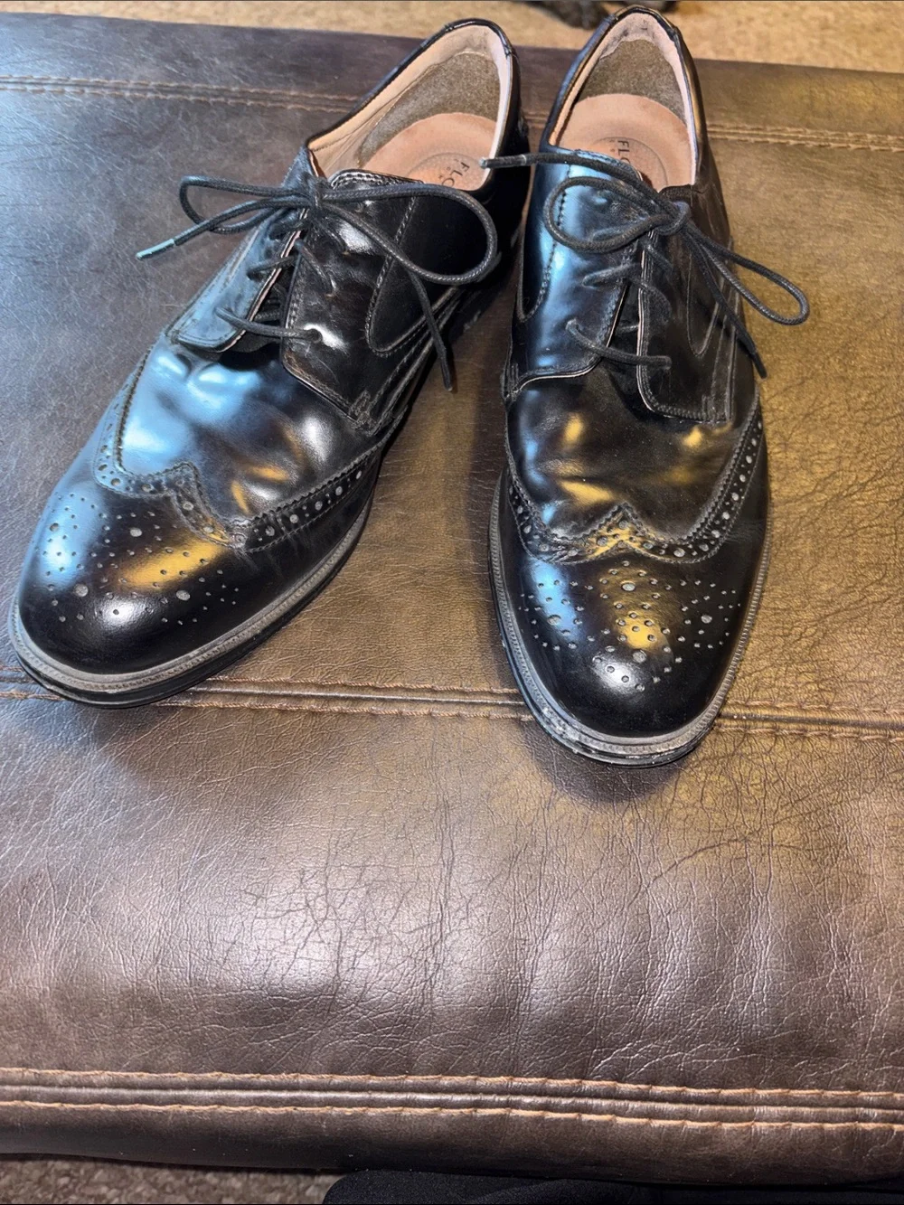 Florsheim black Oxford dress shoes size 13